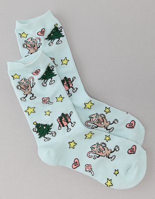 AE Holiday Crew Sock