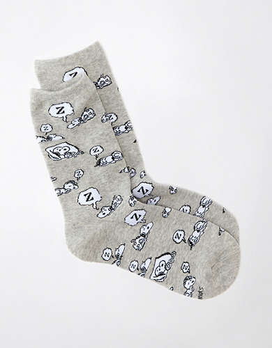 AE Snoopy Crew Sock