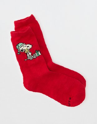 AE Teddy Bear Crew Sock