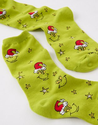 AE Grinch Crew Sock