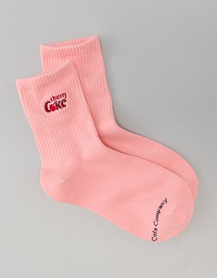 AE Cherry Coke '90s Crew Socks