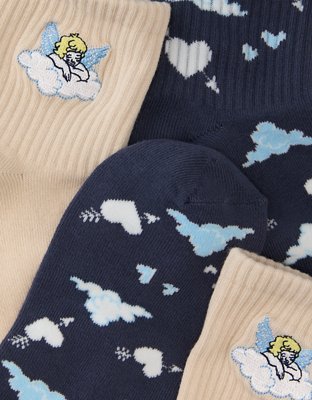 Носки AE Cherub Boyfriend, 2 шт. — American Eagle — фото 2