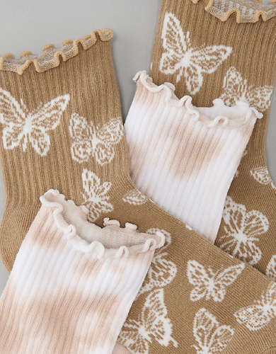 AE Butterfly Tie-Dye Sock 2-Pack