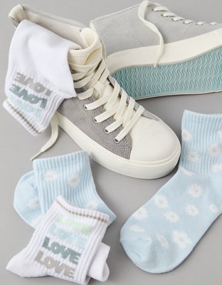 AE Daisy Love Boyfriend Socks 2-Pack