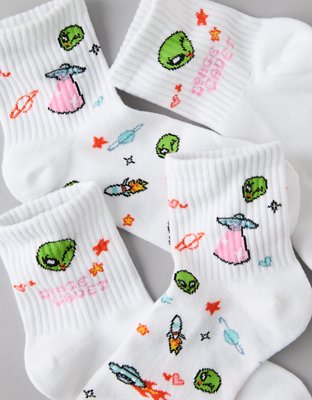Носки AE Alien Boyfriend, 2 шт. — American Eagle — фото 2