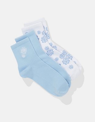 AE Daisy Boyfriend Socks 2-Pack