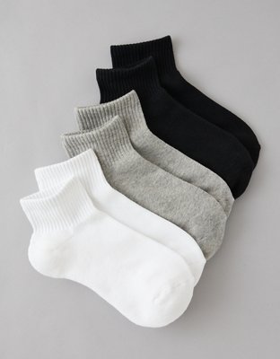 AE Shortie Crew Socks 3-Pack