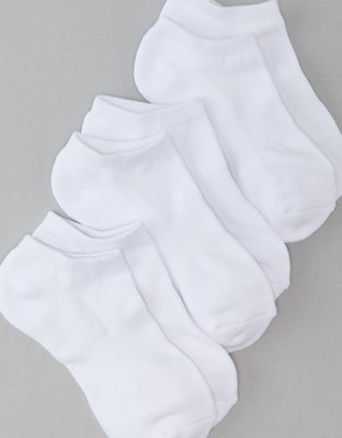 AE Ruffle Trim Boyfriend Sock 3-Pack