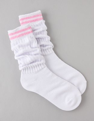 AE Varsity Stripe Slouchy Socks