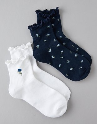 AE Rose Boyfriend Sock 2-Pack