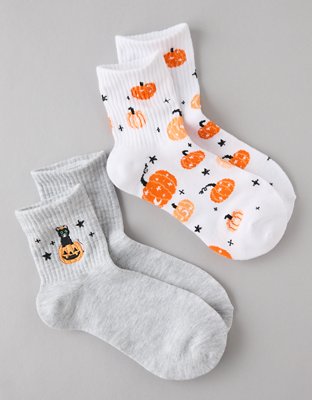 AE Trick or Treat Boyfriend Socks 2-Pack