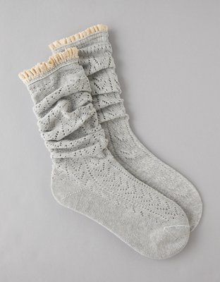 AE Heart Pointelle Boot Socks