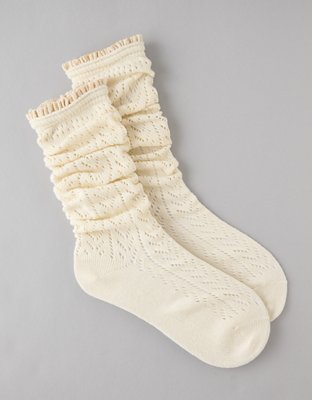 AE Heart Pointelle Boot Socks