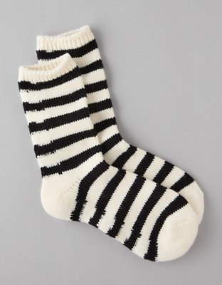 AE Knit Striped Crew Sock