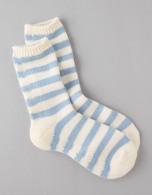 AE Knit Striped Crew Sock