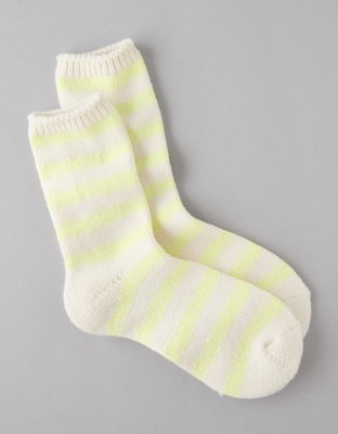 AE Knit Striped Crew Sock