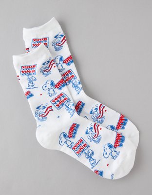 AE Peanut Vote Crew Socks