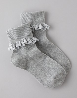 AE Ruffled Boyfriend Socks