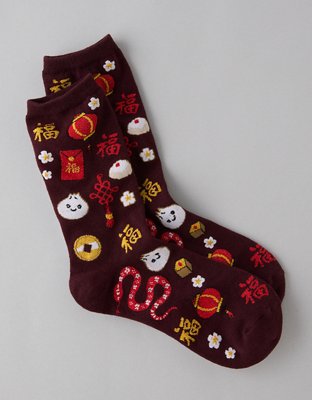 AE Lunar New Year Crew Socks