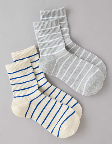 AE Scrunch Crew Socks 2-Pack AE Scrunch Crew Socks 2-Pack
