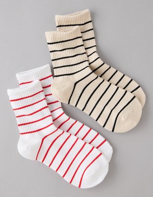 AE Striped ´90s Crew Socks 2-Pack
