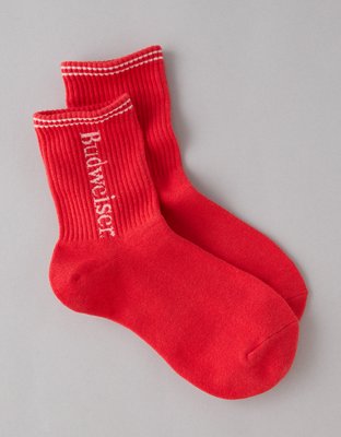 AE Calcetines Largos de la Década de 1990 de Budweiser