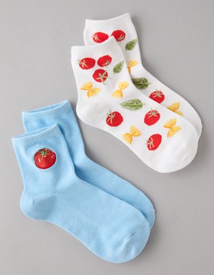 AE Paquete de 2 Pares de Calcetines Boyfriend de Pasta