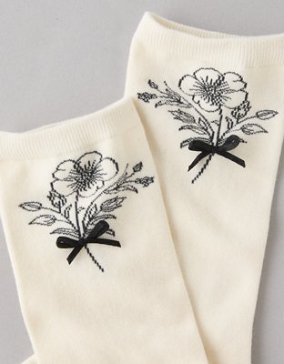 AE Poppy Crew Socks