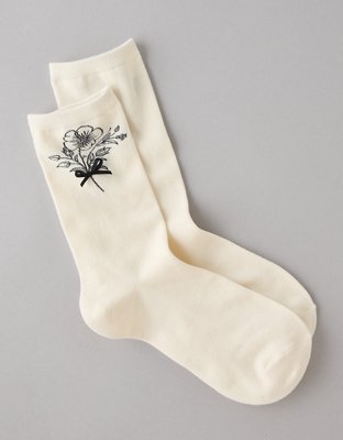AE Poppy Crew Socks