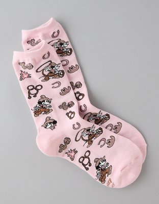 AE Mickey Mouse Western Crew Socks