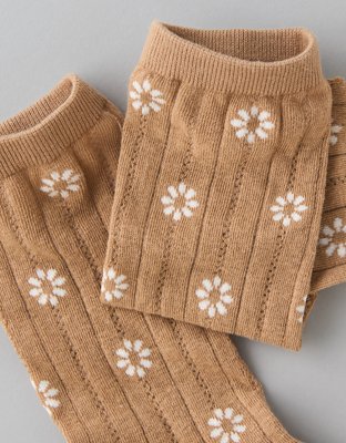 AE Pointelle Crew Socks