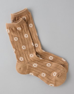 AE Pointelle Crew Socks