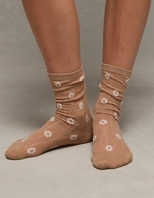 AE Pointelle Crew Socks