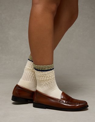 AE Striped Slouchy Socks