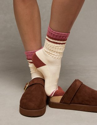 AE Striped Slouchy Socks