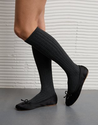 AE Rib Knit Knee-High Socks