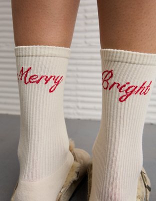 AE Bright & Merry Crew Socks