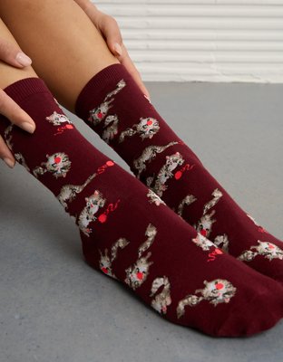 AE Ragdoll Cat Crew Socks