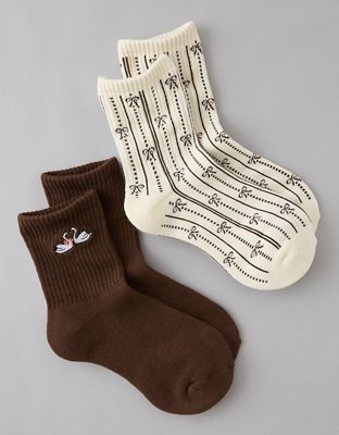 Chaussettes SockGuy Chick Fu, Style Crew, Petit/moyen – Femme, Multicolore, Neuves
