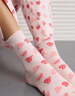 AE Valentine's Day Crew Socks