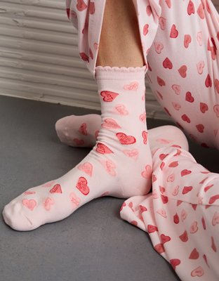 AE Valentine's Day Crew Socks