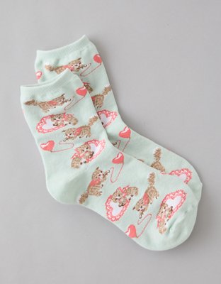 AE Valentine's Day Crew Socks