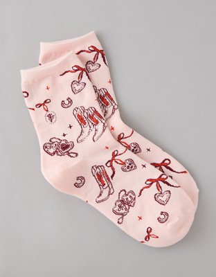 AE Western Cropped Crew Socks