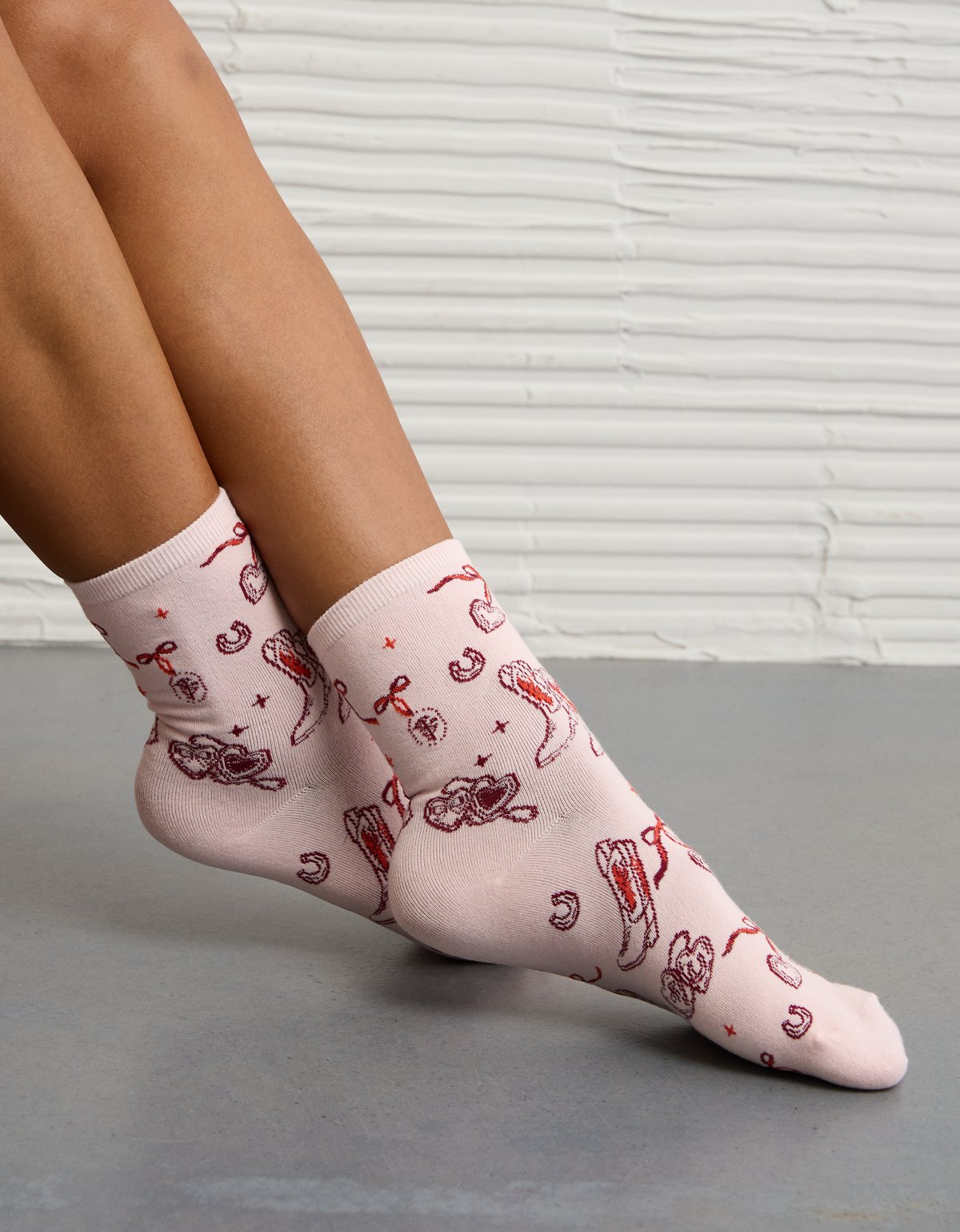 AE Western Cropped Crew Socks - image 2