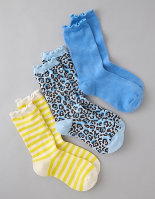 AE Holiday Crew Socks 3-Pack