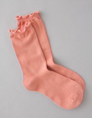 AE Ruffle Crew Socks
