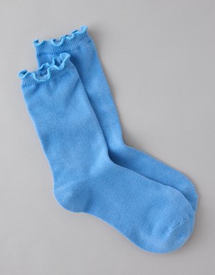 AE Ruffle Crew Socks