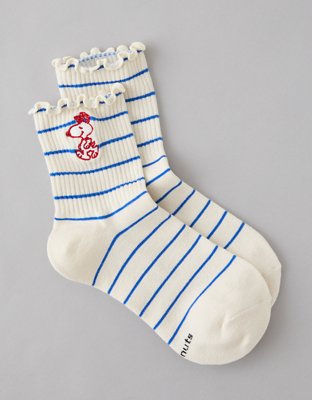 Mi-chaussettes courtes Snoopy AE