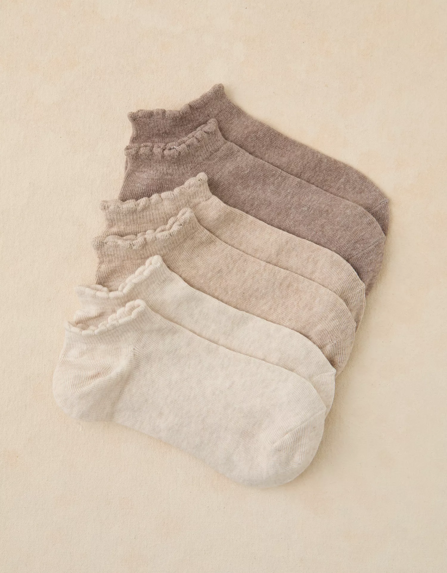 AE Scalloped Ankle Socks 3-Pack - thumbnail 2