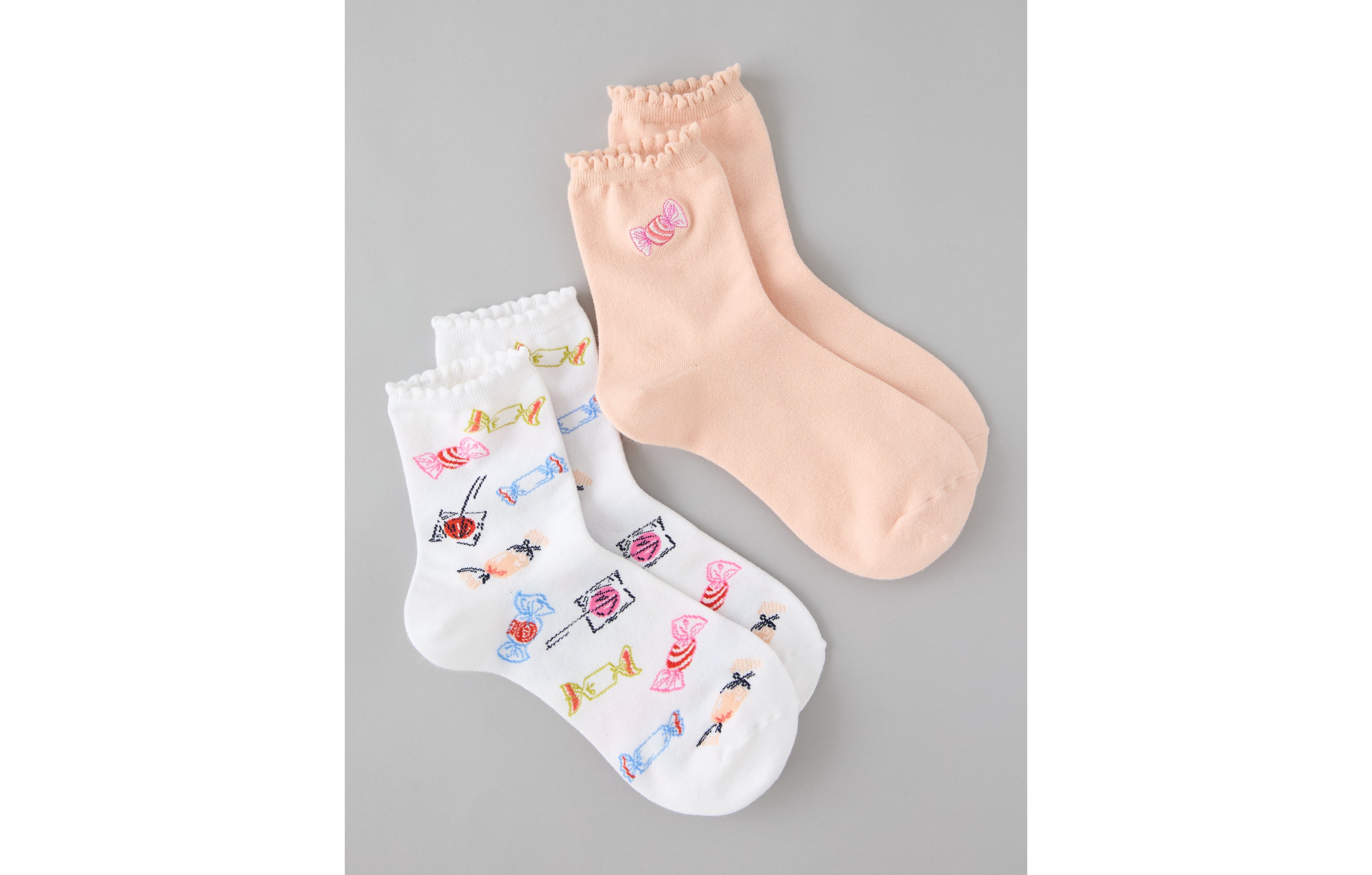 AE Halloween Cropped Crew Socks 2-Pack